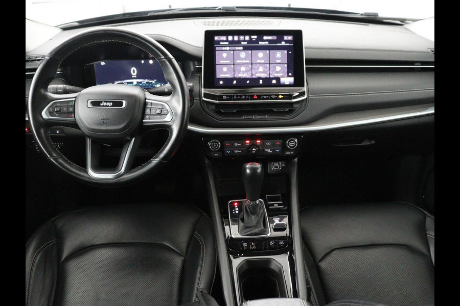 Jeep Compass 4xe 190 Plug-in Electric Limited | Panoramadak | Leder | Trekhaak | Stoelverwarming | 19'' | Carplay | Camera | Adaptive cruise | Navigatie | Full LED | PHEV