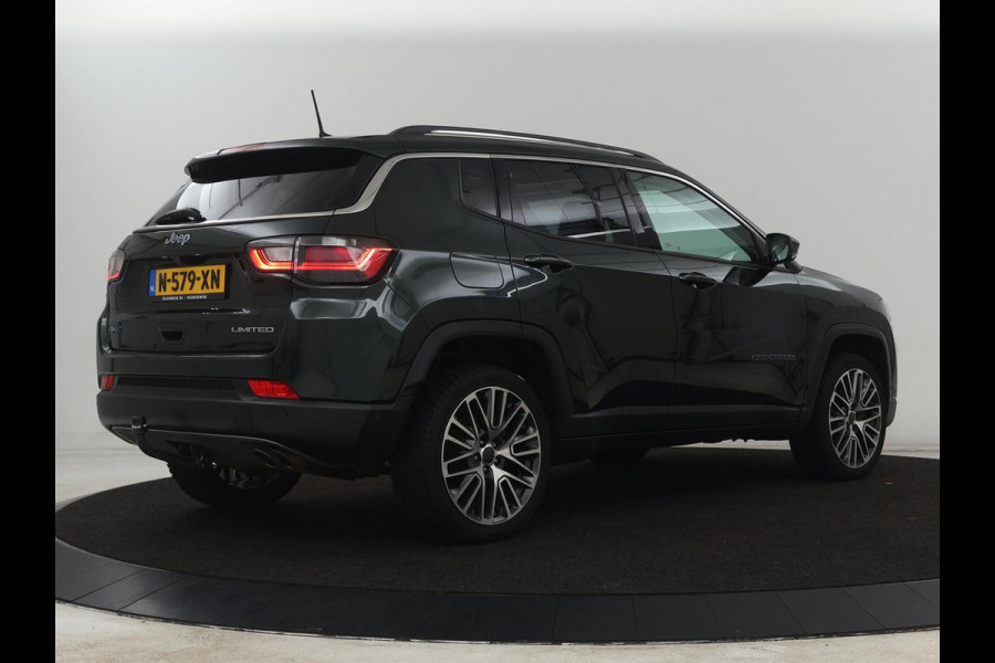 Jeep Compass 4xe 190 Plug-in Electric Limited | Panoramadak | Leder | Trekhaak | Stoelverwarming | 19'' | Carplay | Camera | Adaptive cruise | Navigatie | Full LED | PHEV