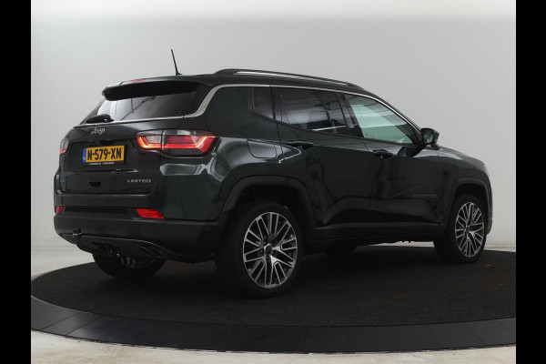 Jeep Compass 4xe 190 Plug-in Electric Limited | Panoramadak | Leder | Trekhaak | Stoelverwarming | 19'' | Carplay | Camera | Adaptive cruise | Navigatie | Full LED | PHEV