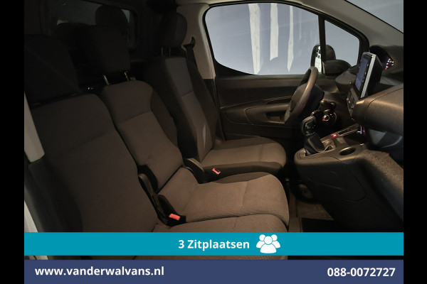 Peugeot Partner 1.5 BlueHDI 102pk L1H1 Euro6 Airco | 3-Zits | Apple Carplay | Trekhaak | Cruisecontrol Android Auto, Parkeersensoren, Bijrijdersbank