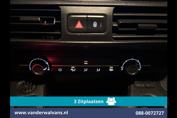 Peugeot Partner 1.5 BlueHDI 102pk L1H1 Euro6 Airco | 3-Zits | Apple Carplay | Trekhaak | Cruisecontrol Android Auto, Parkeersensoren, Bijrijdersbank
