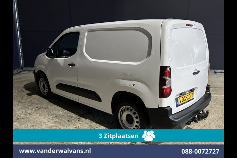 Peugeot Partner 1.5 BlueHDI 102pk L1H1 Euro6 Airco | 3-Zits | Apple Carplay | Trekhaak | Cruisecontrol Android Auto, Parkeersensoren, Bijrijdersbank
