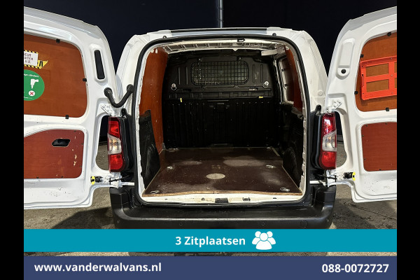 Peugeot Partner 1.5 BlueHDI 102pk L1H1 Euro6 Airco | 3-Zits | Apple Carplay | Trekhaak | Cruisecontrol Android Auto, Parkeersensoren, Bijrijdersbank