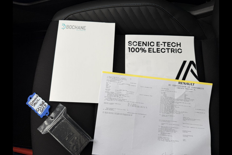 Renault Scénic E-Tech EV87 long range esprit Alpine WARMTEPOMP | AFNEEMBARE TREKHAAK | 360 CAMERA | PANO | STOEL- & STUURWIELVERWARMING | ORIG. NL AUTO | 1E EIGENAAR | TOPSTAAT | RIJKLAARPRIJS MET RESTERENDE FABRIEKSGARANTIE