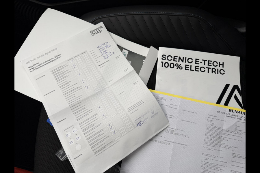 Renault Scénic E-Tech EV87 long range esprit Alpine WARMTEPOMP | AFNEEMBARE TREKHAAK | 360 CAMERA | PANO | STOEL- & STUURWIELVERWARMING | ORIG. NL AUTO | 1E EIGENAAR | TOPSTAAT | RIJKLAARPRIJS MET RESTERENDE FABRIEKSGARANTIE