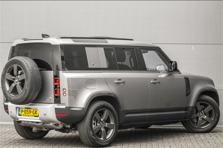Land Rover Defender 110 2.0 P400e Pano HUD ACC Stuur & Stoelverw
