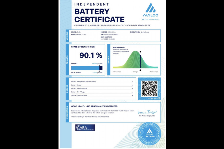 Tesla Model S 75D Base Pano Leder Wordt Verwacht