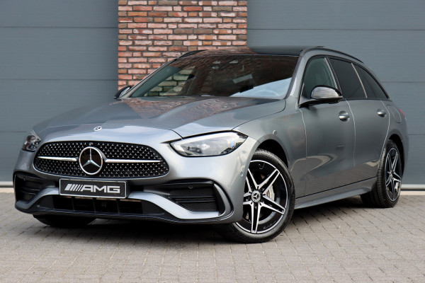 Mercedes-Benz C-Klasse Estate 300 e AMG Line Premium+ | Distronic+ | Panoramadak | Trekhaak | Memory | HUD | Digital Light | Verwarmd Stuurwiel | Advanced Sound System | Keyless Go | Surround Camera |