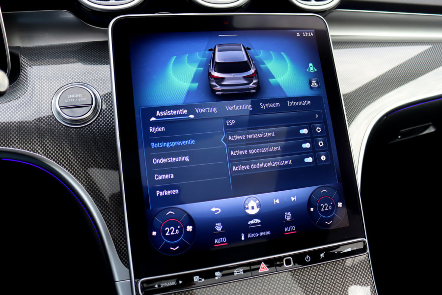 Mercedes-Benz C-Klasse Estate 300 e AMG Line Premium+ | Distronic+ | Panoramadak | Trekhaak | Memory | HUD | Digital Light | Verwarmd Stuurwiel | Advanced Sound System | Keyless Go | Surround Camera |