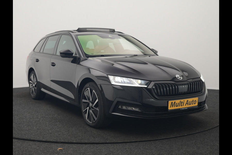 Škoda Octavia Combi 1.4 TSI iV Sportline Business Plug In Hybrid 204pk Dealer O.H. PHEV | Panodak | Sportstoelen Memory & Verwarmd | Matrix LED | Sfeerverlichting | Apple Carplay | Keyless | Blis | Cruise Control | Navigatie | DAB |