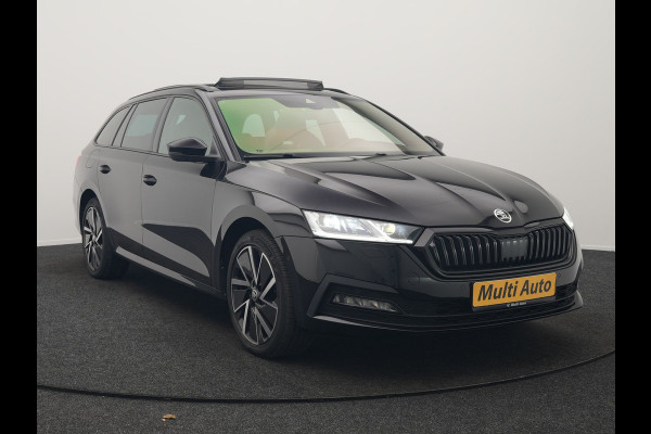 Škoda Octavia Combi 1.4 TSI iV Sportline Business Plug In Hybrid 204pk Dealer O.H. PHEV | Panodak | Sportstoelen Memory & Verwarmd | Matrix LED | Sfeerverlichting | Apple Carplay | Keyless | Blis | Cruise Control | Navigatie | DAB |