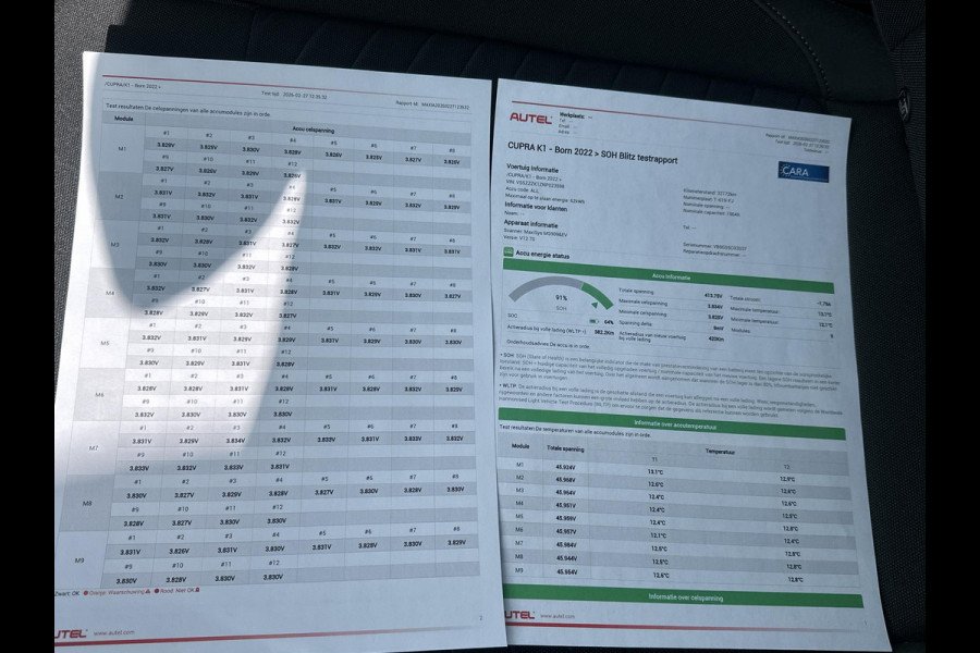 CUPRA Born Essential 62 kWh | SOH 91% | STOELVERWARMING | APPLECARPLAY / ANDROID AUTO | ADAP. CRUISE | ACHTERUITRIJCAMERA | KEYLESS | 3 FASE | 12 MND BOVAG GARANTIE |