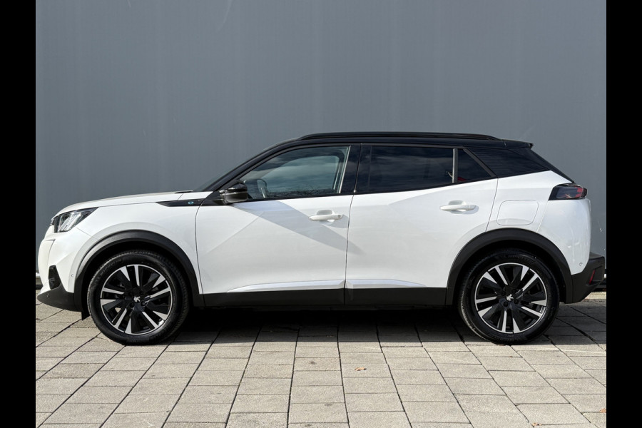 Peugeot e-2008 BWJ 10-2021 | EV GT 136PK Pack 50 kWh | PANO DAK | TREKHAAK | CLIMA | NAVI | CAMERA A | 18'' LMV | PDC 2X | CARPLAY |