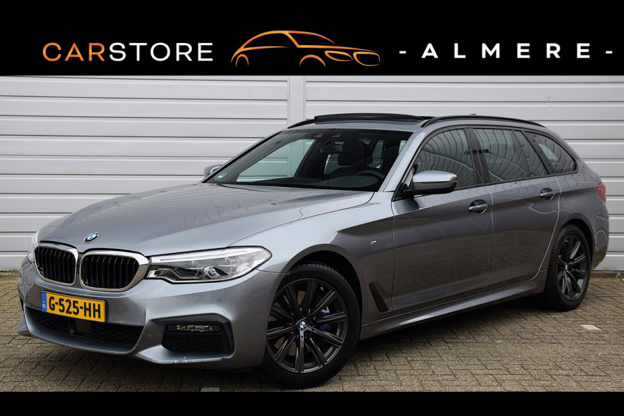 BMW 5 Serie Touring 530i High Executive*M-pakket*Pano*Trekhaak*Stoelventilatie*132Dkm*2019*