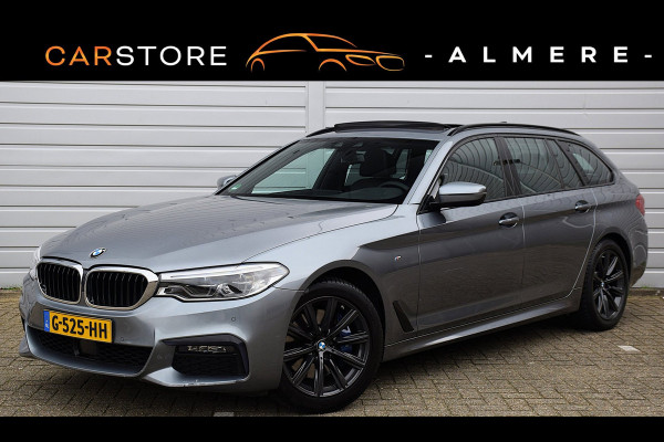 BMW 5 Serie Touring 530i High Executive*M-pakket*Pano*Trekhaak*Stoelventilatie*132Dkm*2019*