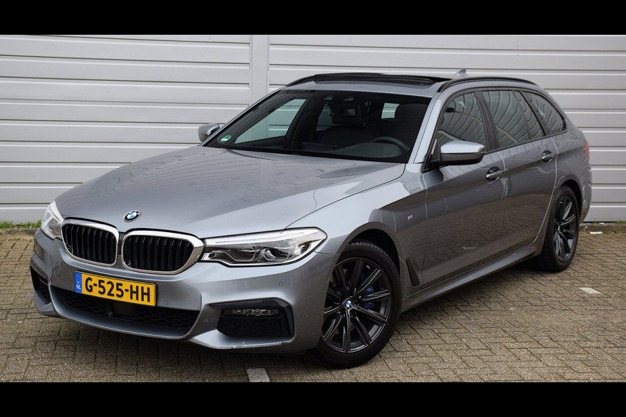 BMW 5 Serie Touring 530i High Executive*M-pakket*Pano*Trekhaak*Stoelventilatie*132Dkm*2019*