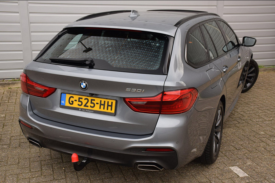BMW 5 Serie Touring 530i High Executive*M-pakket*Pano*Trekhaak*Stoelventilatie*132Dkm*2019*