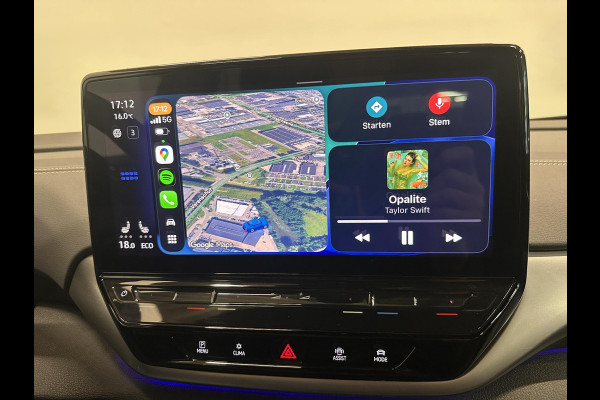 Volkswagen ID.5 Pro 77 kWh Airco ECC Warmtepomp PDC VA Navi Carplay Adaptive Cruise Control 19" Ambiente Verlichting Stoelverwarming