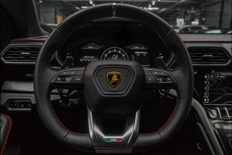 Lamborghini Urus 4.0 V8 HUD Panodak Leder Ceramic Keyless ACC 360 Camera B&O Massage Alcantara hemel Elektr. achterklep Elektr. verstelbare stoelen met memory Stoel & Stuurverwarming Navi PDC Climate LM velgen