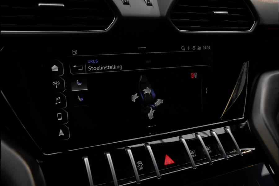 Lamborghini Urus 4.0 V8 HUD Panodak Leder Ceramic Keyless ACC 360 Camera B&O Massage Alcantara hemel Elektr. achterklep Elektr. verstelbare stoelen met memory Stoel & Stuurverwarming Navi PDC Climate LM velgen
