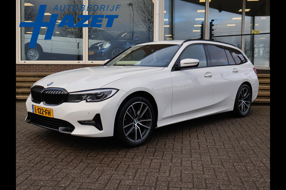 BMW 3 Serie Touring 320d HIGH EXECUTIVE SPORTLINE 190 PK AUT. *ALPINWEISS* + ELEK. TREKHAAK | LASER LED | 18 INCH | STOEL/STUURWIELVERW.