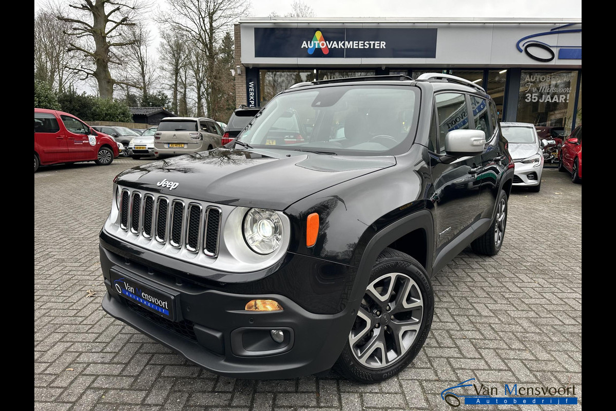 Jeep Renegade 1.4 MultiAir 170PK Automaat Limited AWD 1eEig|Panorama|Xenon|Trekhaak|Camera