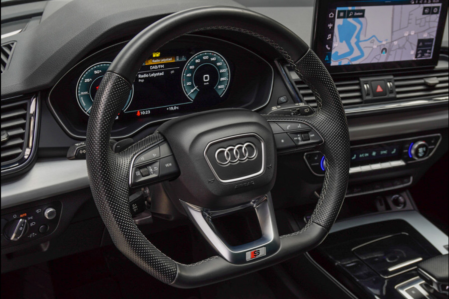 Audi Q5 50 TFSIe quattro PlugIn Line Competition Panodak HUD B&O Navi Elektr. achterklep Climate LM velgen PDC BTW auto