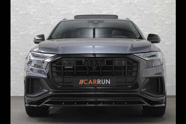 Audi Q8 60e 462PK Competition | RS-Stoelen | 360 Camera | ACC | Carbon | Panorama | Massage | Ventilatie | B&O Sound | Matrix-LED | Luchtvering | Alcantara Hemelbekleding | Stoelverwarming V+A | Sfeerverlichting | Keyless-Entry | ISO-Glas | Zonwering | Standkachel | Autom. Parkeren | Carplay | Stuurwielverwarming | Draadloos Laden |