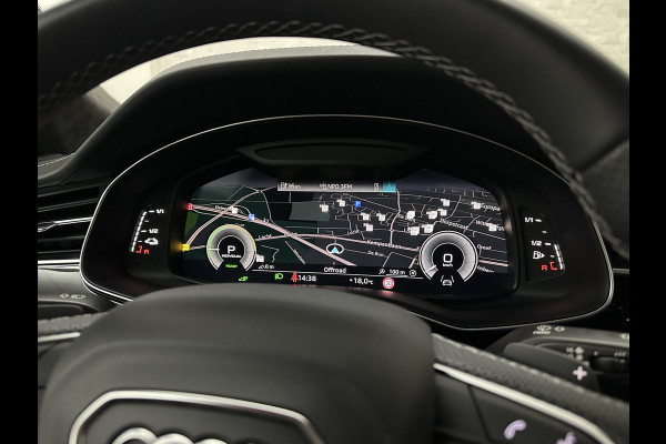 Audi Q8 60e 462PK Competition | RS-Stoelen | 360 Camera | ACC | Carbon | Panorama | Massage | Ventilatie | B&O Sound | Matrix-LED | Luchtvering | Alcantara Hemelbekleding | Stoelverwarming V+A | Sfeerverlichting | Keyless-Entry | ISO-Glas | Zonwering | Standkachel | Autom. Parkeren | Carplay | Stuurwielverwarming | Draadloos Laden |