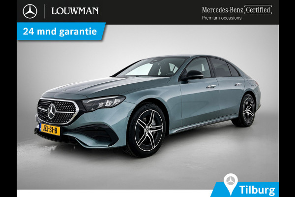 Mercedes-Benz E-Klasse 300 e AMG Plug-In Hybride AMG Line | Night Pakket | Distronic | Dodehoekassistent | AC en DC Laden | Stuur en Stoelverwarming. MB-paasweekend