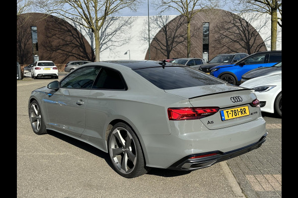 Audi A5 Coupé 40 TFSI S edition S LINE IN- EN EXTERIEUR | TOPSTAAT! | 20 INCH| LEER| CAMERA| STOELVERWARMING| MATRIX LED| QUANTUM GRIJS