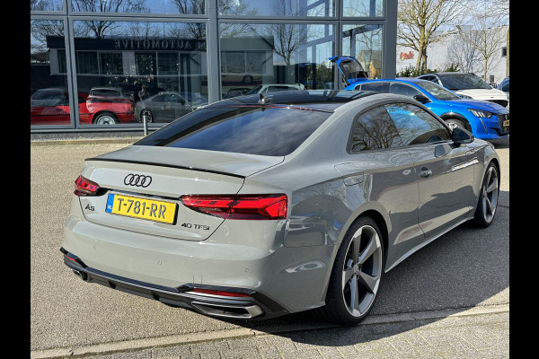 Audi A5 Coupé 40 TFSI S edition S LINE IN- EN EXTERIEUR | TOPSTAAT! | 20 INCH| LEER| CAMERA| STOELVERWARMING| MATRIX LED| QUANTUM GRIJS