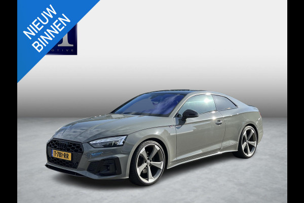 Audi A5 Coupé 40 TFSI S edition S LINE IN- EN EXTERIEUR | TOPSTAAT! | 20 INCH| LEER| CAMERA| STOELVERWARMING| MATRIX LED| QUANTUM GRIJS