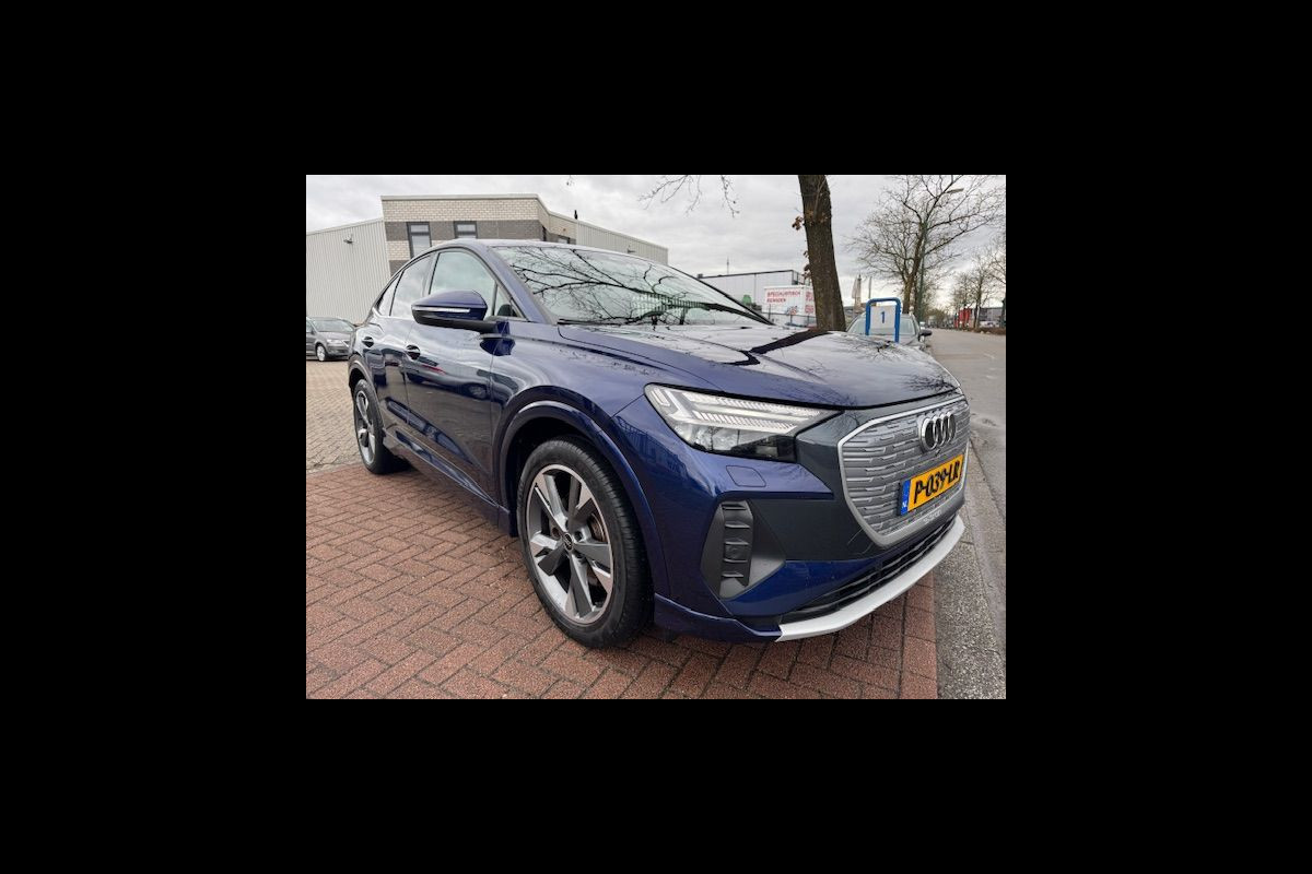 Audi Q4 Sportback e-tron 40 Launch S-Edition Competition 77 kWh SOH 93.4% 82.000km Airco/ECC,S-Line,Virtueel Cockpit INCL. BTW