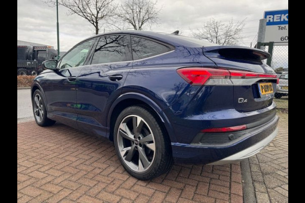 Audi Q4 Sportback e-tron 40 Launch S-Edition Competition 77 kWh SOH 93.4% 82.000km Airco/ECC,S-Line,Virtueel Cockpit INCL. BTW