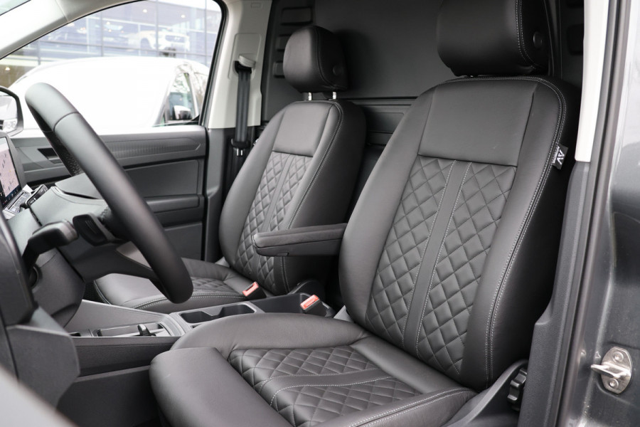 Volkswagen Caddy Cargo 2.0 TDI DSG R-Line | ACC | Side Assist | Lane Assist | Virtual Cockpit | Camera | CarPlay | Stoelverwarming | LED Koplampen | Sidebars | Spoilerkit | DAB | Fabrieksgarantie | Facelift model | BPM Vrij