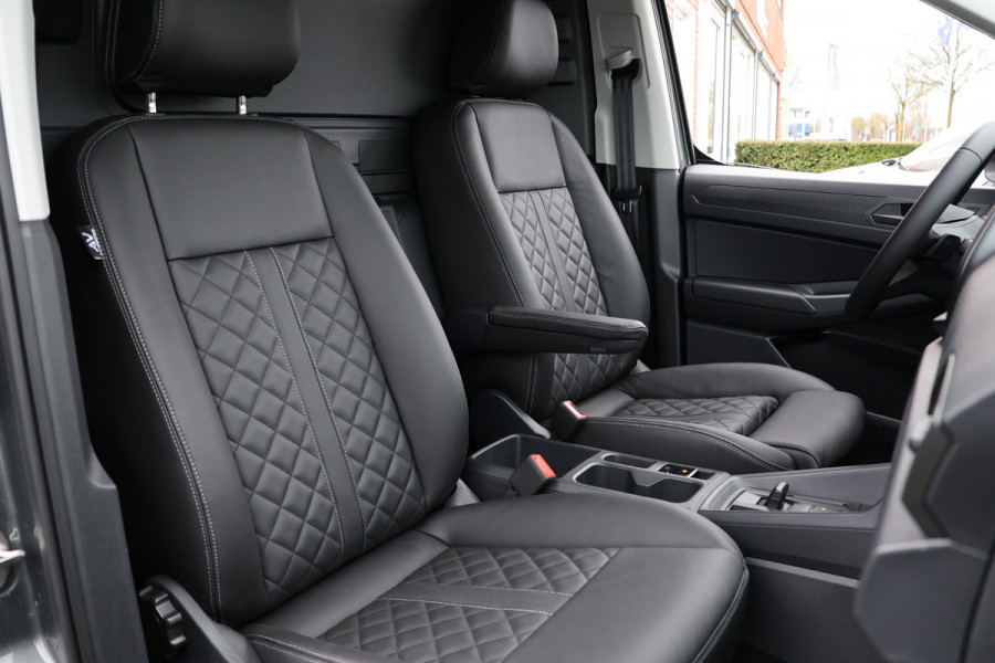 Volkswagen Caddy Cargo 2.0 TDI DSG | Lane Assist | Virtual Cockpit | Camera | CarPlay | Stoelverwarming | LED Koplampen | Sidebars | Spoilerkit | DAB | Fabrieksgarantie | Facelift model | BPM Vrij