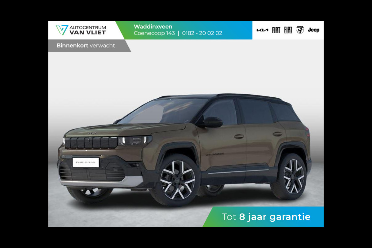 Jeep Compass 1.2 e-Hybrid Plug-In First Edition | Adapt. Cruise | Camera | Carplay | 20" | Elektr. A-Klep | Navi | Winter Pack | Schuif/Kanteldak | Premium Pack | Conv. Pack