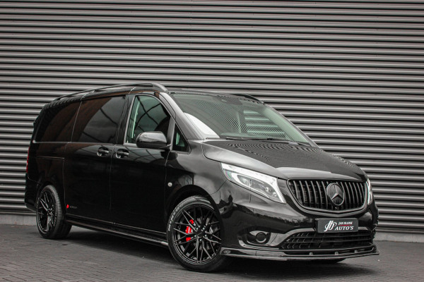 Mercedes-Benz Vito 225PK EXTRA LANG JB- EDITION FULL BLACK / AMG / SPOILER / VERLAGINGSVEREN / NAVIGATIE / SIDE- BARS / FULL / NAV