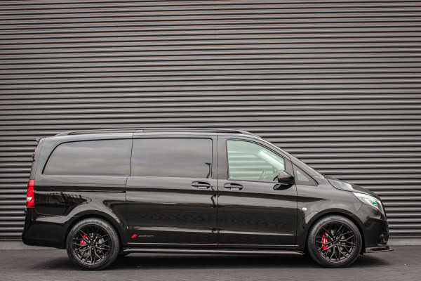 Mercedes-Benz Vito 225PK EXTRA LANG JB- EDITION FULL BLACK / AMG / SPOILER / VERLAGINGSVEREN / NAVIGATIE / SIDE- BARS / FULL / NAV
