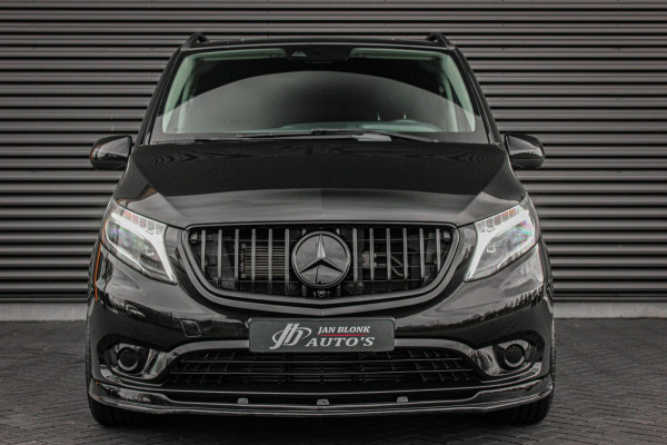 Mercedes-Benz Vito 225PK EXTRA LANG JB- EDITION FULL BLACK / AMG / SPOILER / VERLAGINGSVEREN / NAVIGATIE / SIDE- BARS / FULL / NAV