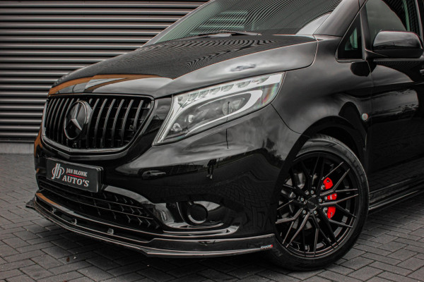 Mercedes-Benz Vito 225PK EXTRA LANG JB- EDITION FULL BLACK / AMG / SPOILER / VERLAGINGSVEREN / NAVIGATIE / SIDE- BARS / FULL / NAV