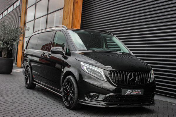 Mercedes-Benz Vito 225PK EXTRA LANG JB- EDITION FULL BLACK / AMG / SPOILER / VERLAGINGSVEREN / NAVIGATIE / SIDE- BARS / FULL / NAV