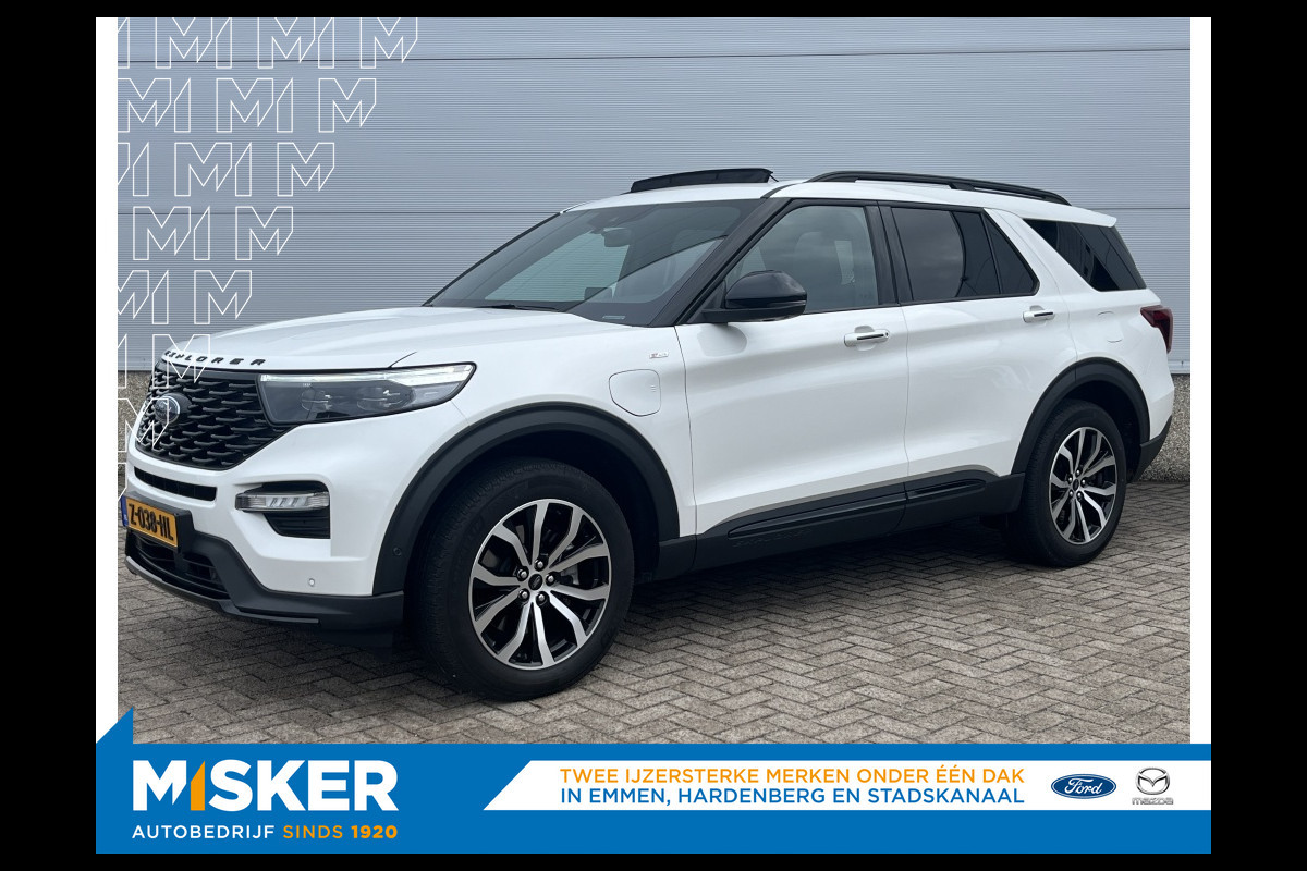 Ford Explorer 3.0 V6 EB PHEV ST-Line TREKHAAK! 7 ZITS! LEDER! VOL!