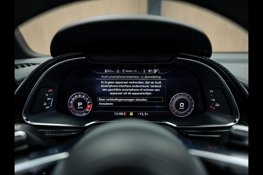 Audi R8 Spyder 5.2 FSI performance S tron. quat. Spyder Volledig Carbon | Audi R8 Performance Sportstoelen | fabrieksgarntie t/m 04-27