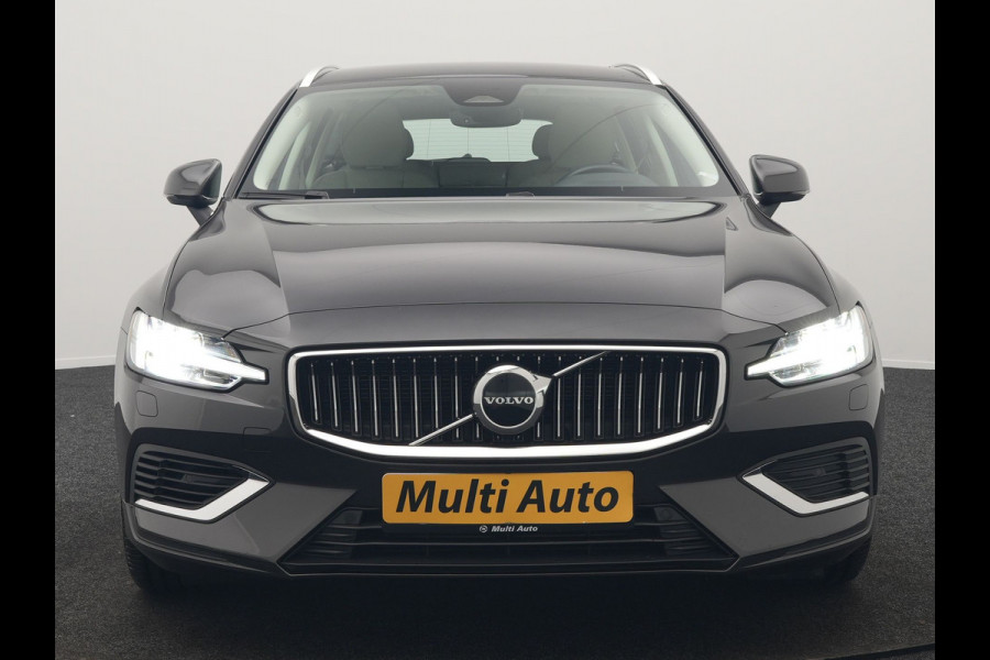 Volvo V60 T6 AWD Core Bright LONG RANGE Plug In Hybrid 350pk Dealer O.H. PHEV | Camera | Lederen Sportstoelen & Stuur Verwarmd | Google Assistent | Apple Carplay | Keyless | Achterbank Verwarmd | Navigatie | DAB | Virtual | 18"L.M |