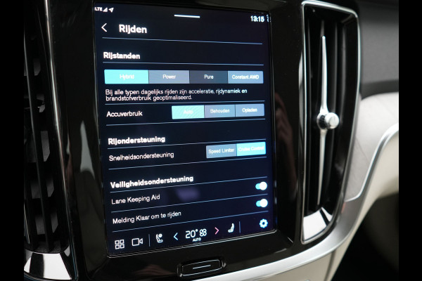 Volvo V60 T6 AWD Core Bright LONG RANGE Plug In Hybrid 350pk Dealer O.H. PHEV | Camera | Lederen Sportstoelen & Stuur Verwarmd | Google Assistent | Apple Carplay | Keyless | Achterbank Verwarmd | Navigatie | DAB | Virtual | 18"L.M |