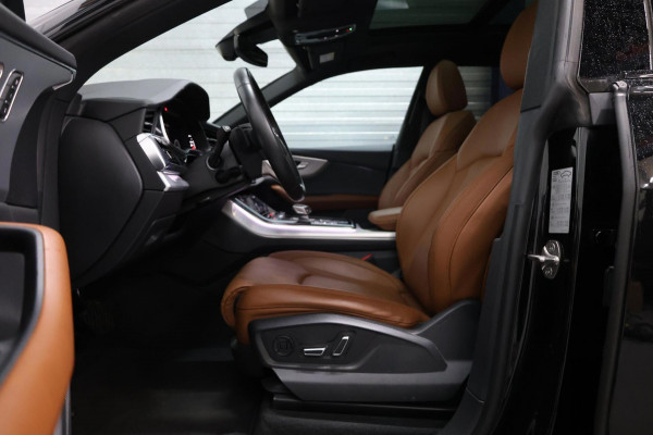 Audi Q8 55 TFSI e quattro S-line BTW/MATRIX+LED/VIRTUAL/SFEER/PANO/LEER+S.VERWARMING+VERKOELING/22"LMV/360/ACC/ECC/12 MDN GARANTIE