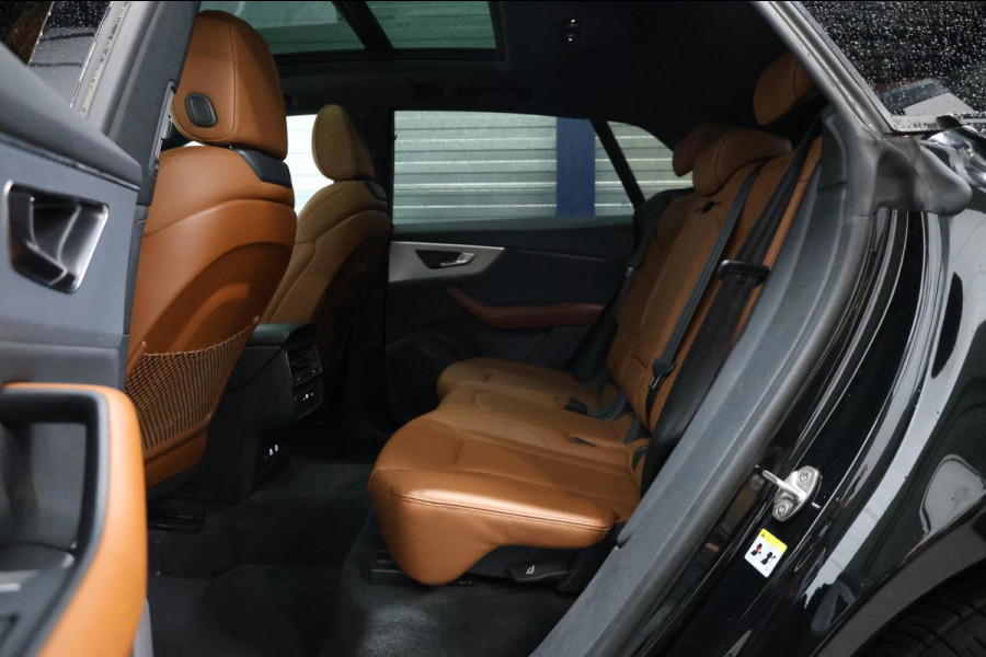 Audi Q8 55 TFSI e quattro S-line BTW/MATRIX+LED/VIRTUAL/SFEER/PANO/LEER+S.VERWARMING+VERKOELING/22"LMV/360/ACC/ECC/12 MDN GARANTIE