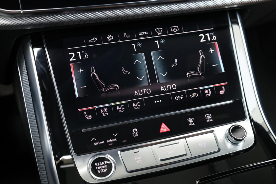 Audi Q8 55 TFSI e quattro S-line BTW/MATRIX+LED/VIRTUAL/SFEER/PANO/LEER+S.VERWARMING+VERKOELING/22"LMV/360/ACC/ECC/12 MDN GARANTIE